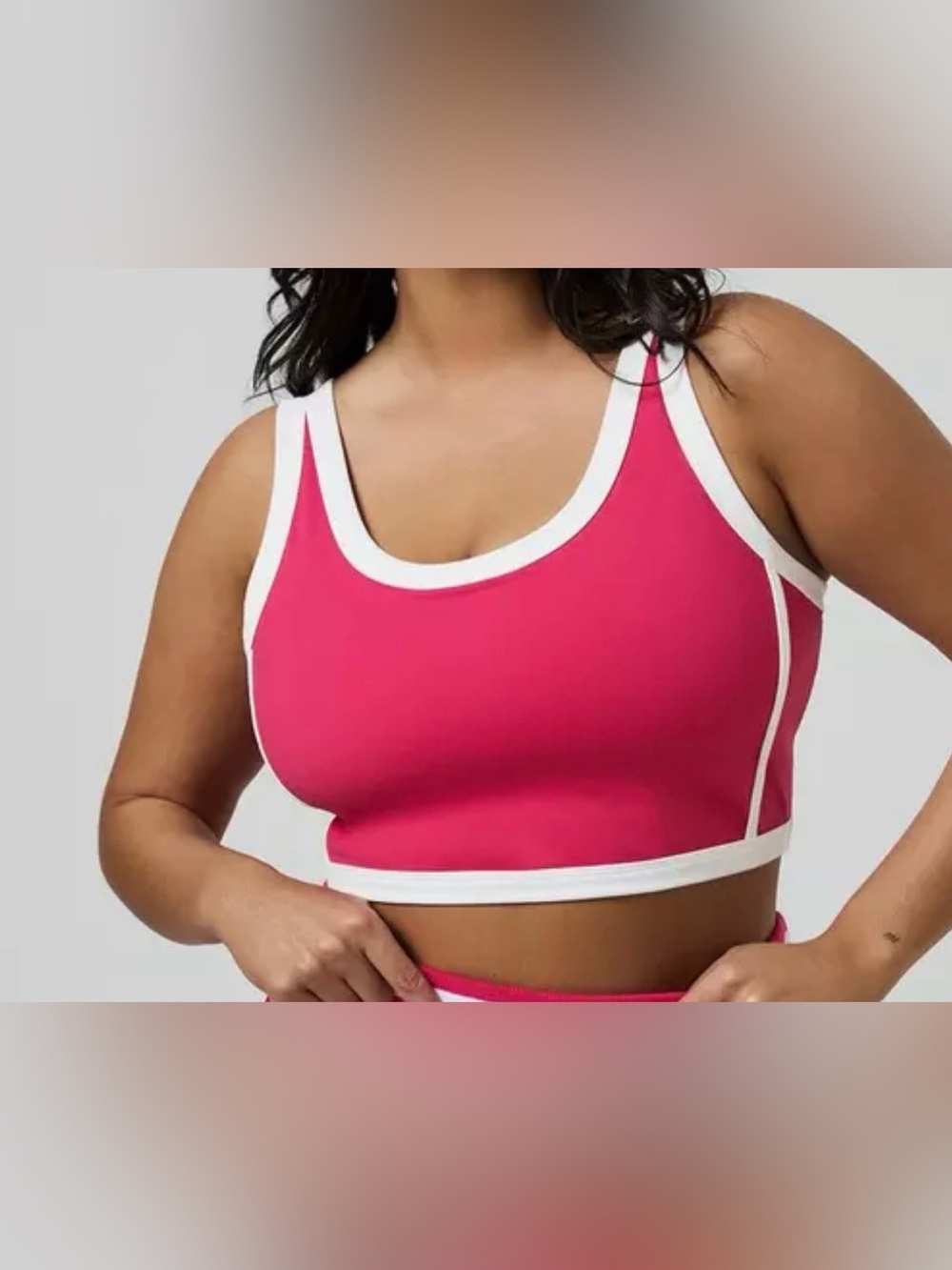 LIKE NEW Torrid TRU Performance Core Active Sports Bra in Peacock Pink